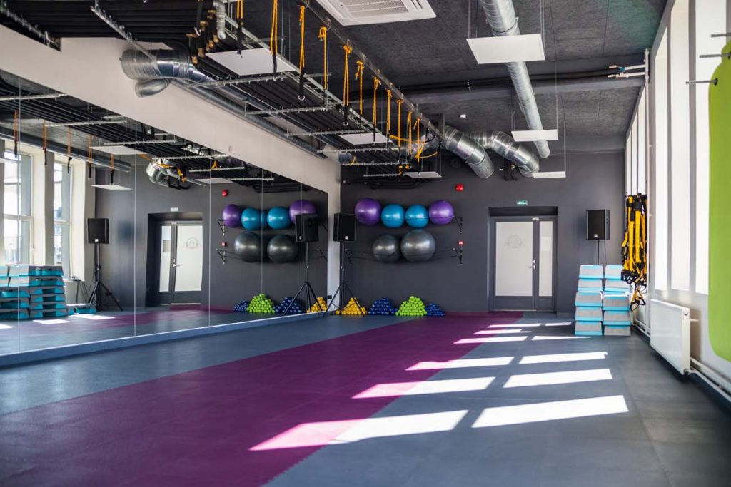 AR sporta studija interjera dizains kkconcept